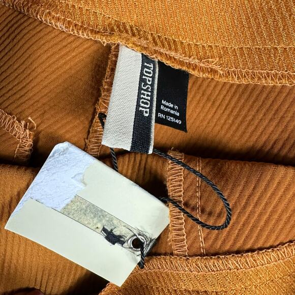 Topshop Rust Ankle-Length Pants - Picture 4 of 8